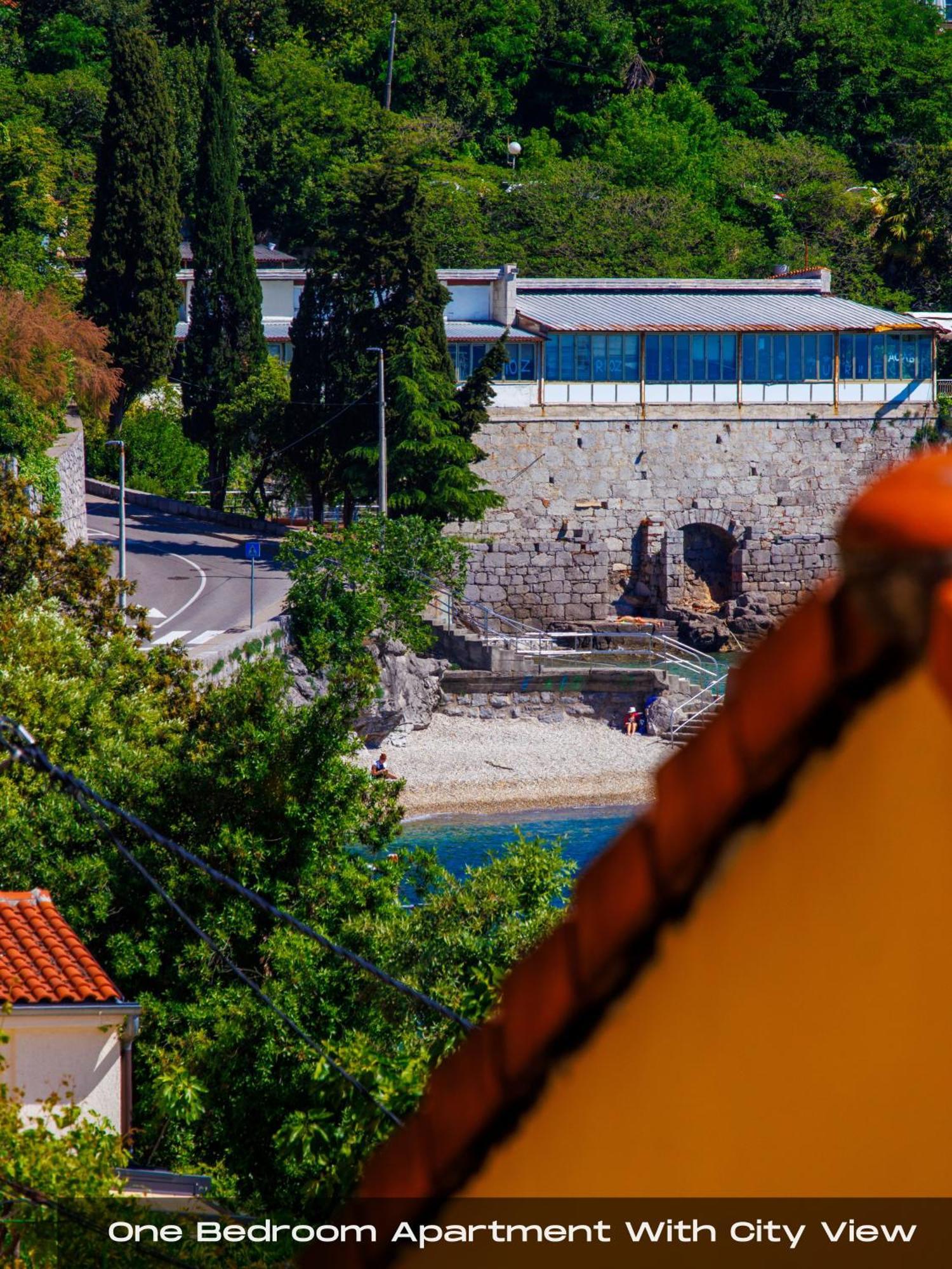 Villa Volos With Roof Terrace, Sea View, Free Private Parking Opatija Exterior foto